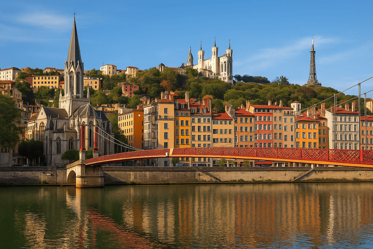 Vue de Lyon et sa métropole